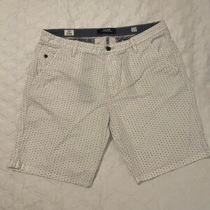 S Oliver Chino Shorts white Cotton stretch Mens 36. 9” inch